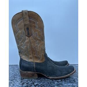 Corral Ostrich Leg Embroidered Western Boot - Square Toe - A4294 Men’s SZ 11 D